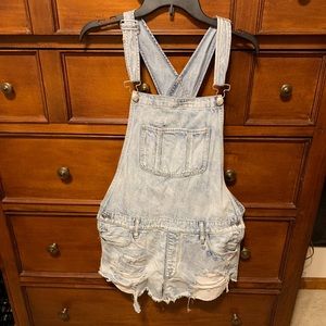 Denim overalls